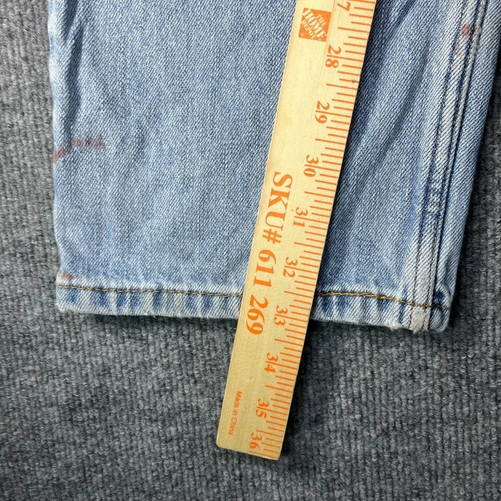 Levi's 550 Jeans Men's Blue Denim Cotton Relaxed Fit Pockets Zip Fly Y2K - 32X33